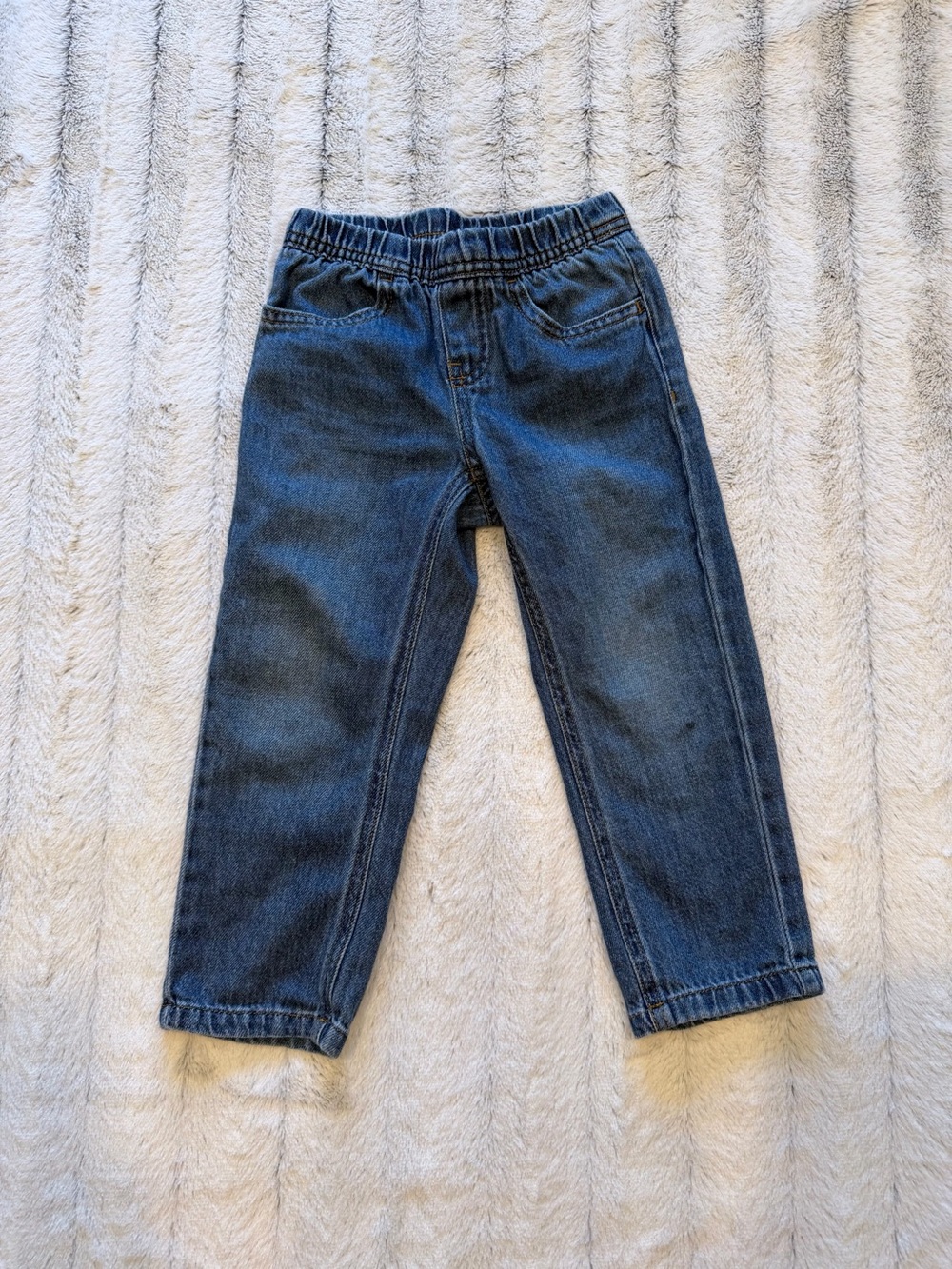 Wrangler Dark Blue Kids Pull-On Jeans